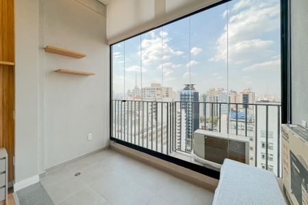 Studio à venda com 25m², 1 quarto e sem vagaVaranda