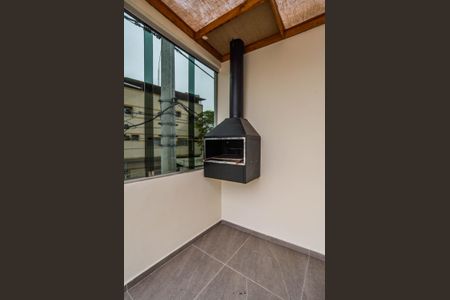 Varanda gourmet de apartamento à venda com 2 quartos, 123m² em Jardim Stetel, Santo André