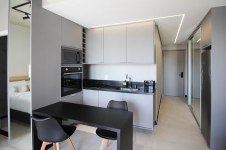 Studio à venda com 44m², 1 quarto e 1 vagaCozinha