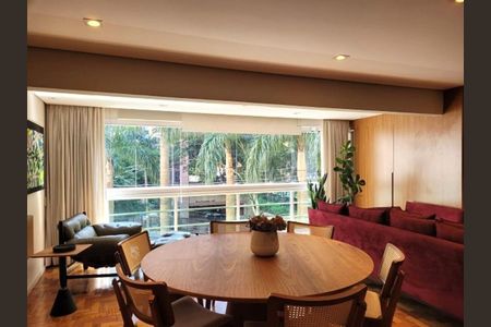 Sala de apartamento à venda com 3 quartos, 112m² em Vila Olímpia, São Paulo
