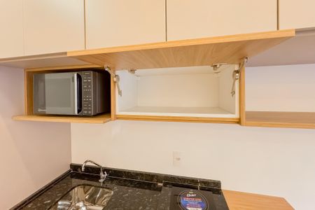 Studio para alugar com 24m², 1 quarto e sem vagaCozinha - Armários