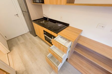 Studio para alugar com 24m², 1 quarto e sem vagaCozinha - Armários