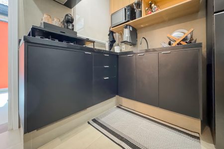 Studio à venda com 38m², 1 quarto e sem vagaCozinha