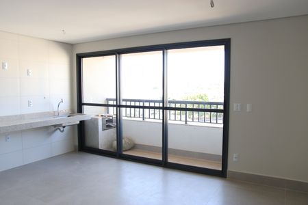 Sala e Cozinha de apartamento para alugar com 3 quartos, 74m² em Setor Aeroporto, Goiânia