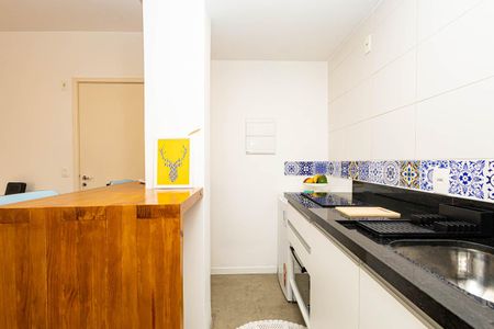 Cozinha de kitnet/studio para alugar com 1 quarto, 25m² em Consolação, São Paulo