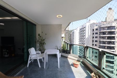 Varanda da Sala de apartamento para alugar com 4 quartos, 259m² em Barra Funda, Guarujá