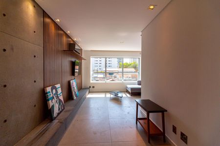 Sala de apartamento para alugar com 1 quarto, 74m² em Vila Olímpia, São Paulo