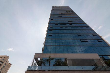 Apartamento para alugar com 74m², 1 quarto e 1 vagaEdifício - Face interna