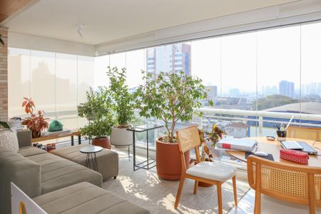 Varanda Gourmet de apartamento à venda com 3 quartos, 162m² em Lapa, São Paulo