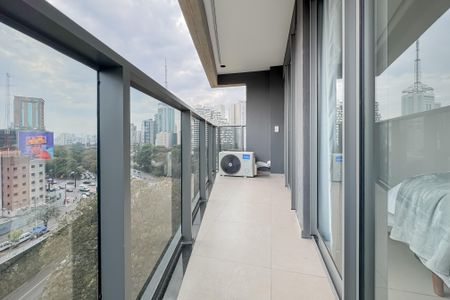 Varanda da Sala de apartamento à venda com 2 quartos, 47m² em Paraíso, São Paulo