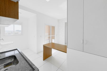 Cozinha  de apartamento para alugar com 2 quartos, 49m² em Colinas do Paratehy, São José dos Campos