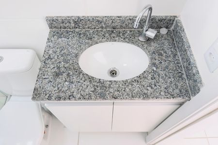 Banheiro da Suíte de apartamento para alugar com 2 quartos, 49m² em Colinas do Paratehy, São José dos Campos