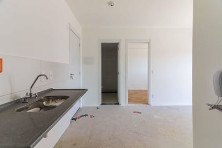Studio à venda com 37m², 2 quartos e sem vagaCozinha e Área de Serviço