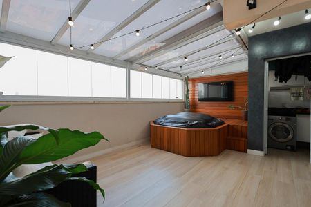 Varanda gourmet de apartamento à venda com 2 quartos, 103m² em Carandiru, São Paulo