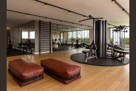 Área comum de apartamento à venda com 1 quarto, 41m² em Santo Amaro, São Paulo