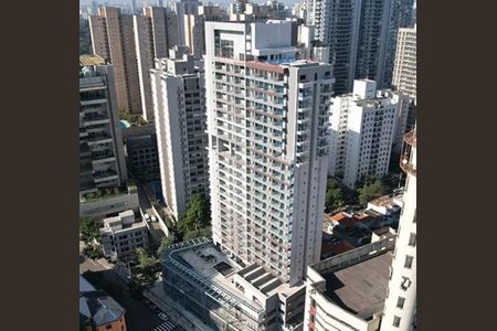 Fachada de apartamento à venda com 1 quarto, 41m² em Santo Amaro, São Paulo