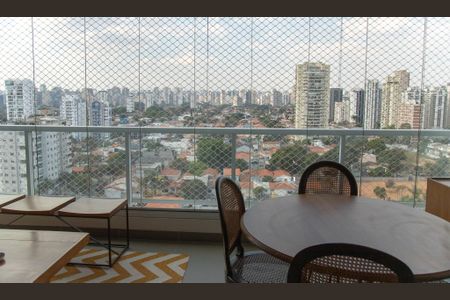 Varanda da Sala de apartamento à venda com 3 quartos, 225m² em Cidade Monções, São Paulo