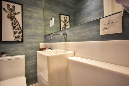 Casa de condomínio para alugar com 300m², 4 quartos e 3 vagasLavabo