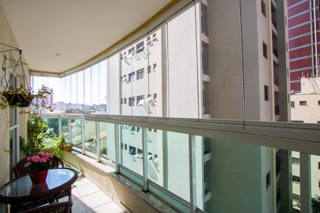 Varanda gourmet de apartamento à venda com 3 quartos, 134m² em Jardim Bela Vista, Santo André