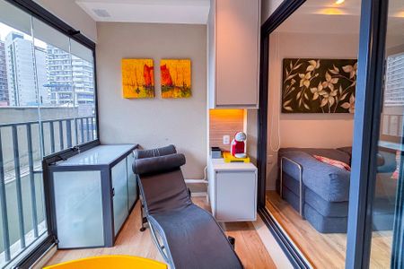 Studio para alugar com 28m², 1 quarto e sem vagaSacada