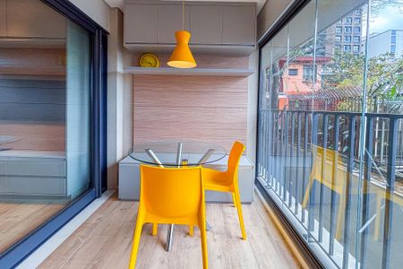 Studio para alugar com 28m², 1 quarto e sem vagaSacada