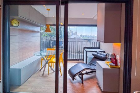 Studio para alugar com 28m², 1 quarto e sem vagaSacada