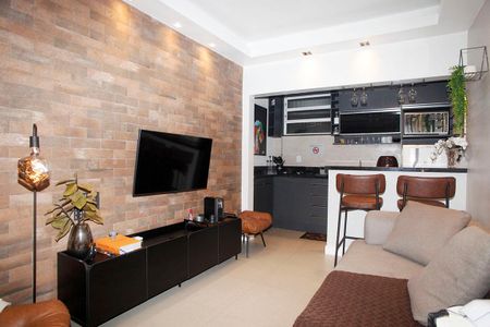 Studio - Sala de kitnet/studio para alugar com 1 quarto, 30m² em Centro Histórico, Porto Alegre