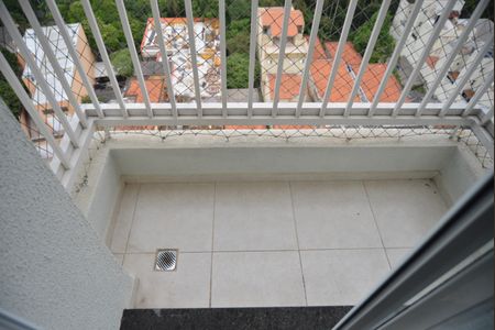 Varanda da Sala de apartamento para alugar com 2 quartos, 55m² em Vila Príncipe de Gales, Santo André