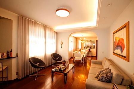 Sala de apartamento à venda com 4 quartos, 315m² em Santo Antônio, Belo Horizonte