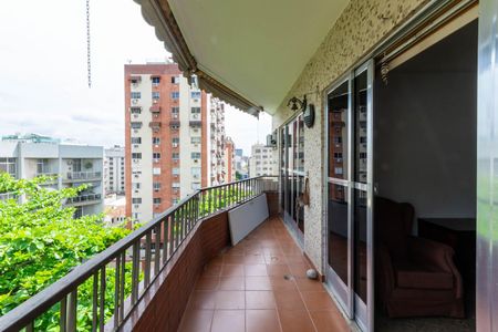 Varanda da Sala de apartamento à venda com 3 quartos, 128m² em Tijuca, Rio de Janeiro