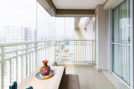 Varanda da Sala de apartamento à venda com 2 quartos, 92m² em Várzea da Barra Funda, São Paulo