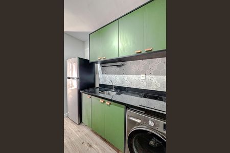 Studio para alugar com 27m², 1 quarto e sem vaga Studio para alugar com 27m², 1 quarto e sem vagaCozinha