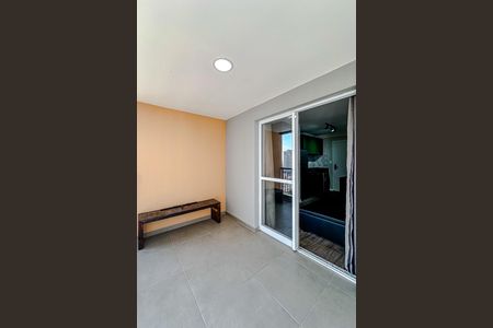 Varanda de kitnet/studio para alugar com 1 quarto, 27m² em Belenzinho, São Paulo