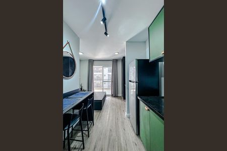 Studio para alugar com 27m², 1 quarto e sem vaga Studio para alugar com 27m², 1 quarto e sem vagaCozinha