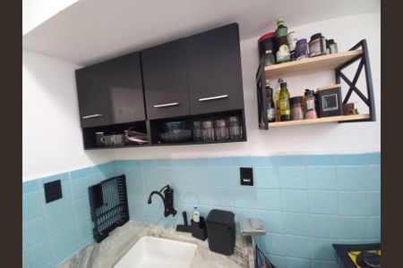 Apartamento para alugar com 32m², 1 quarto e sem vagaDetalhe da cozinha