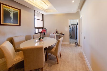 Sala de jantar de apartamento à venda com 4 quartos, 129m² em Grajaú, Belo Horizonte