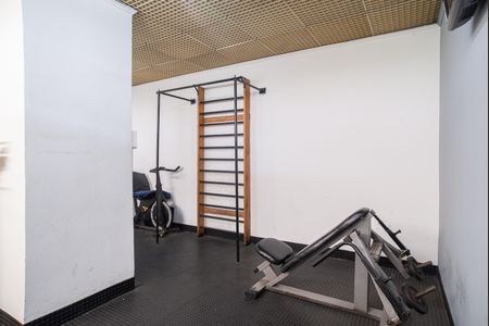 Apartamento para alugar com 32m², 1 quarto e 1 vaga Apartamento para alugar com 32m², 1 quarto e 1 vagaÁrea comum - Academia