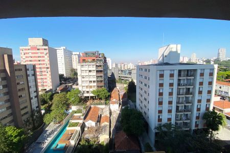 Vista da Varanda de apartamento à venda com 1 quarto, 26m² em Pinheiros, São Paulo