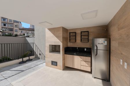 Studio para alugar com 19m², 0 quarto e sem vaga Studio para alugar com 19m², 0 quarto e sem vagaÁrea comum - Churrasqueira