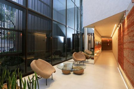 Apartamento à venda com 56m², 1 quarto e 1 vagaHall