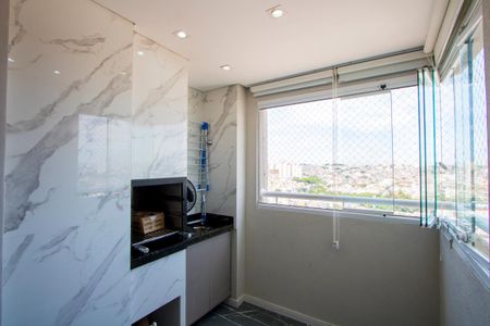 Varanda gourmet de apartamento para alugar com 2 quartos, 55m² em Vila Tibiriçá, Santo André