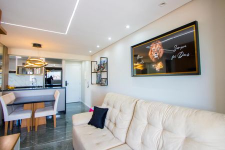 Sala de apartamento para alugar com 2 quartos, 55m² em Vila Tibiriçá, Santo André