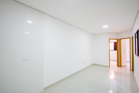Sala/Cozinha de apartamento à venda com 2 quartos, 54m² em Vila América, Santo André