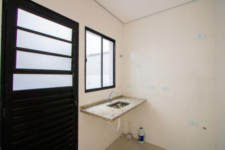 Sala/Cozinha de apartamento à venda com 2 quartos, 50m² em Vila América, Santo André