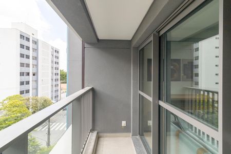 Varanda de apartamento à venda com 1 quarto, 34m² em Indianópolis, São Paulo
