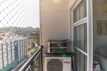 Varanda da Sala de apartamento à venda com 2 quartos, 56m² em Centro, Niterói
