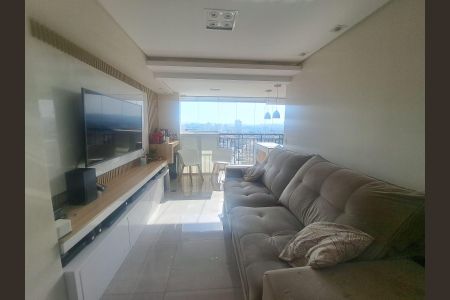 Sala de apartamento à venda com 3 quartos, 78m² em Vila Osasco, Osasco