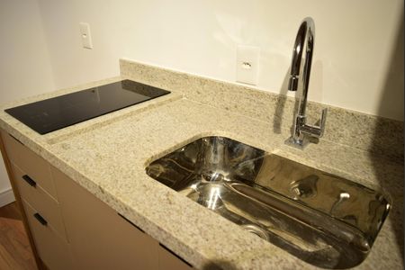 Cozinha de kitnet/studio à venda com 1 quarto, 35m² em Cerqueira César, São Paulo
