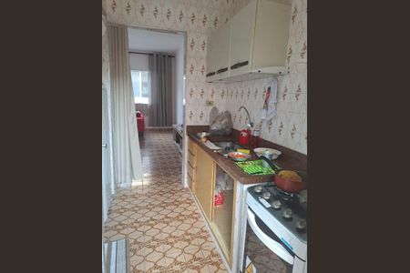 Cozinha de apartamento para alugar com 1 quarto, 39m² em Boqueirão, Praia Grande