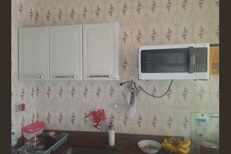Cozinha de apartamento para alugar com 1 quarto, 39m² em Boqueirão, Praia Grande